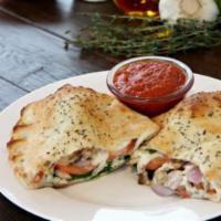 Create Your Own Calzone · Choice of 2 topping.  Each additional topping after 2 for an additional charge. If only one ...