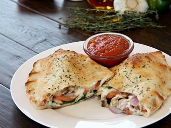 Create Your Own Calzone · Choice of 2 topping.  Each additional topping after 2 for an additional charge. If only one topping is selected it will be a double portion.