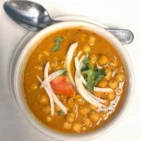 Chana Masala · Traditional North Indian style chickpea curry. Vegan.