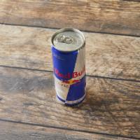 Red Bull · Energy drink. Sugar free.
16oz