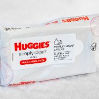 Huggies Simply Clean Wipes Fragrance Free 40 Count  · 