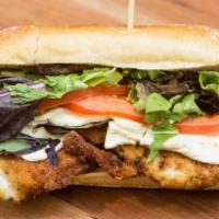 Grilled Eggplant Panini · Vine ripe tomatoes, goat cheese. Served with mixed greens.