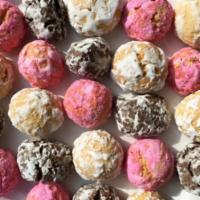Italian Cookies · Meatballs (pink, lemon, chocolate), seasame, ricci, S cookie, anise toast. Sold per pound (l...
