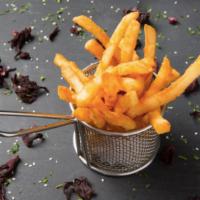 Crispy French Fries · A deliciously crispy french fry. Vegan.