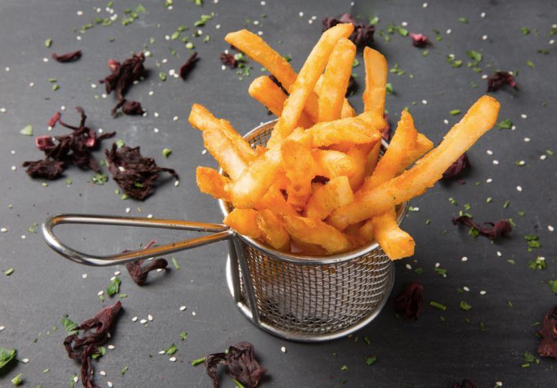 Crispy French Fries · A deliciously crispy french fry. Vegan.