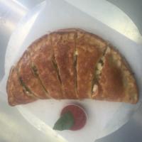 Meat Calzone · Baked in 12