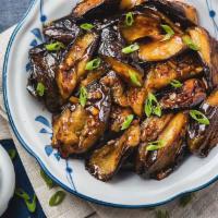 69. Eggplant with Garlic Sauce	 · Hot and spicy.