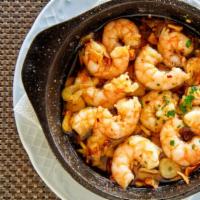 D20. Shrimp with Garlic Sauce Combination Plate Special · Hot and spicy.
