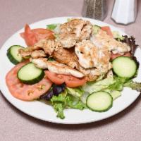 13. Grilled Chicken Garden Salad Platter · 