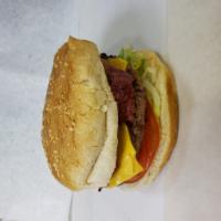 Beef Bacon Cheeseburger · Come with can soda 
