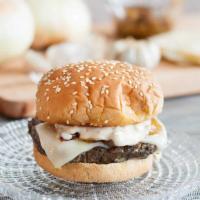Swiss Burger · Burger topped with a mild cheese. 