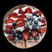 Mixed Berry N Nutella Cream Waffle · 