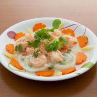 86. Shrimp with Lobster Sauce · 