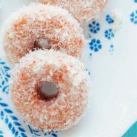 Cake donuts · Vanilla flavored cake donuts. If the flavor of your choice is sold out for the day, staff wi...