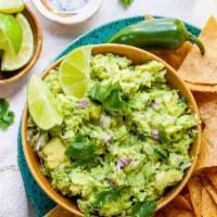 Chips and Guacamole ·  A creamy dip made from avocado.