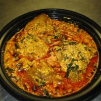 Egusi Soup with Fufu · come with free pounded yam