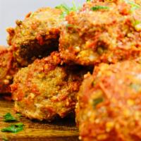 Meatball Marinara with Grated Cheese · 