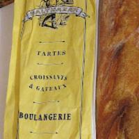 Fresh Baguette from Balthazar · fresh baguette delivered daily from Balthazar