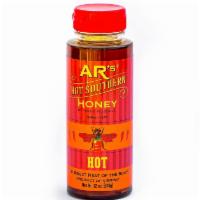 AR's Souther Hot Southern Honey (Hot-Hot) default · A golden blend of 100% pure, natural wildflower and clover honey infused with Habanero peppe...