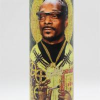 Snoop Dogg Candle default · Fo' shizzle.

Unscented, tall white candle.