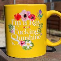 Ray of Fucking Sunshine Mug default · A mug to carry your hopes, dreams, booze, and maybe some coffee.

-11 oz.
-Dishwasher safe
-...
