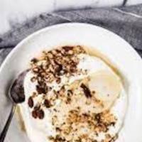 Greek Yogurt Bowl · Seasonal granola & blueberry compote