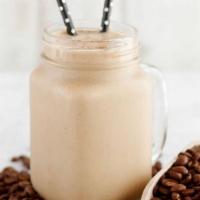 Espresso Smoothie (Vegan) Small · Almond butter
Espresso
Almond milk
Maple syrup
Bananas