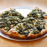 Veggie Pie Pizza · Sauteed spinach, broccoli, ricotta and mozzarella.