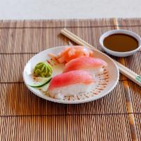 1. Sushi Combo B · Nigiri 6 pieces, tuna roll 8 pieces.