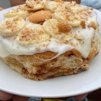  Banana Pudding  · Enjoy a homemade classic golden brown butteryp, sweet and fluffy sweet roll. Topped with gra...