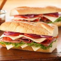 Beef Salami · Cured sausage sandwich. 