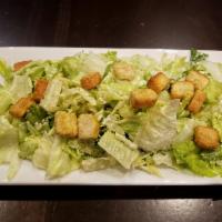 Caesar Salad · Romaine, sourdough croutons, parmesan cheese, tossed in a classic Caesar dressing. Add ons a...