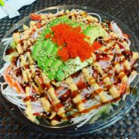 2. Kani Salad · Crab meat and green salad with spicy mayo dressing.