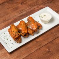 City Wings · 8 wings prepared baked or fried with your choice of Buffalo, lemon pepper, or special sauce....
