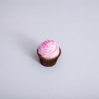 Pink Vanilla  · 6 or 12 Vanilla bean cupcakes, pink buttercream frosting, topping with pink sanding sugar.