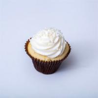 Wedding Cake · 6 or 12 Almond flavor cupcakes, almond flavored buttercream, topped with sugar pearls
