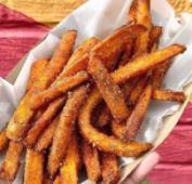 Sweet Potato Fries · Sweet potatoes fries tossed in house seasoning.