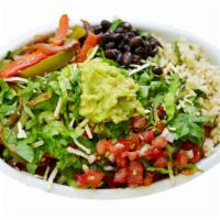 Vegetarian Burrito Bowl · Just like burrito, but served in a boul with no tortilla, and no meat.