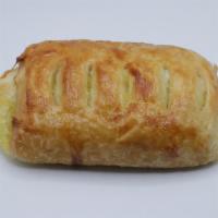 Cream Cheese Croissant · Croissant filled with cream.