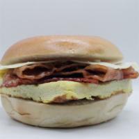 Bacon, Egg, and Cheese Breakfast · A honey-smoked bacon breakfast sandwich comes with egg and cheese. Add-ons for an additional...