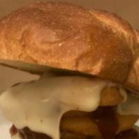 Mr. Lover Lover Burger · Plant-based patty, vegan cheese, saute mushrooms, mayo, ketchup, mustard, lettuce, tomatoes,...