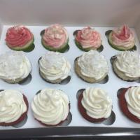 12 Pack Assorted Cupcakes · A dozen of our moist and delicious cupcakes. Assorted flavors based on availability.