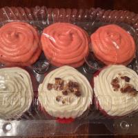 6 Pack Assorted  · Half dozen of our moist and delicious cupcakes in assorted flavors. Flavors available are ba...