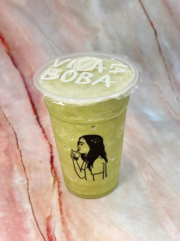 Matcha Smoothie · A vibrant concentrated green tea smoothie blended with your choice of milk and sweetener. (non-vegan)