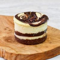 Chocolate Marble Cheesecake · Ribbons of semisweet chocolate and espresso ganache swirled into our rich vanilla cheesecake...