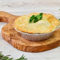 Vegetarian Pot Pie · 1 of our top sellers — chicken pot pie is available in vegetarian an individual sized pie (5...