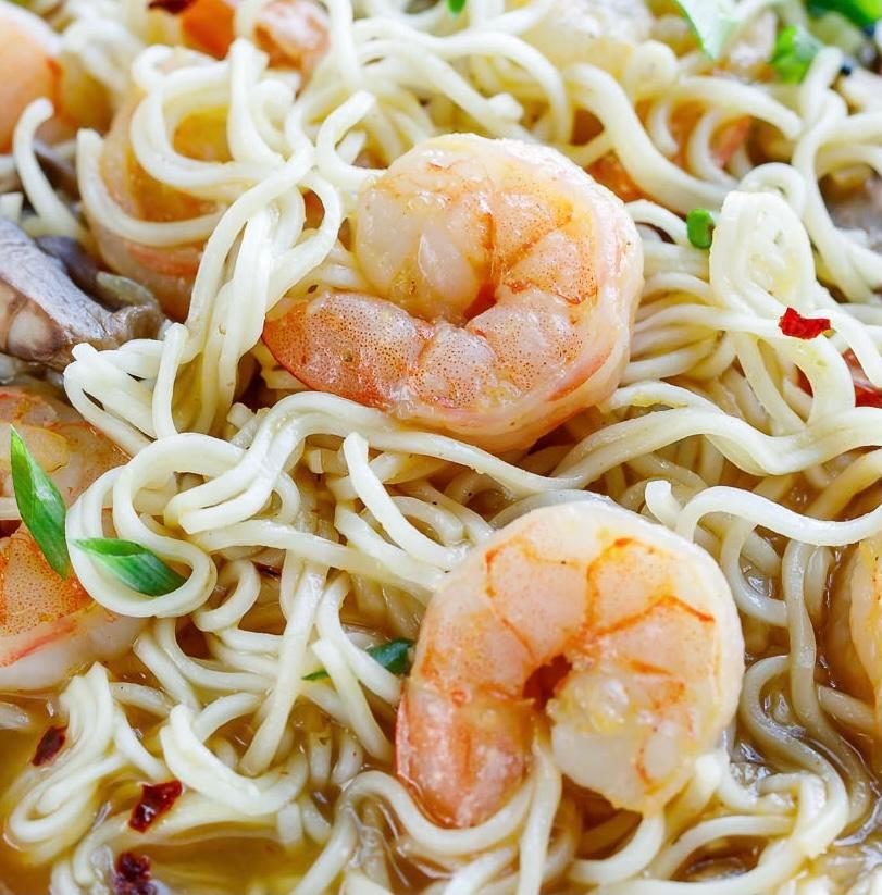 13. Shrimp noodle Soup · 