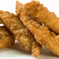 Chicken Tenders & Fries · served with fries & zesty GW sauce