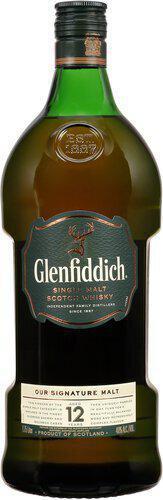 Glenfiddich Single Malt Scotch Whiskey Original 12 · Must be 21 to purchase. 750 ml. 40% ABV. Glenfiddich 12 Year Old is carefully matured in the...