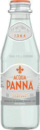 Acqua Panna Natural Spring Water · 250ml. Acqua Panna Natural Spring Water is naturally filtered through the sun-drenched hills...